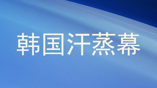 韩国汗蒸幕