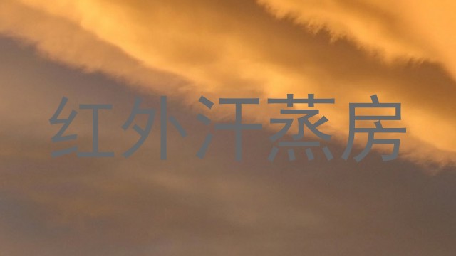 红外汗蒸房