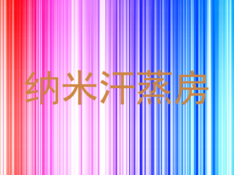 纳米汗蒸房
