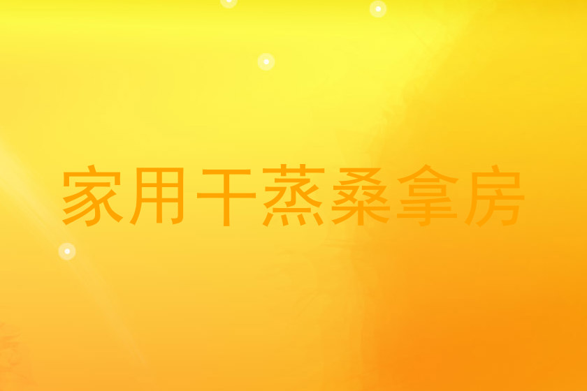 家用干蒸桑拿房