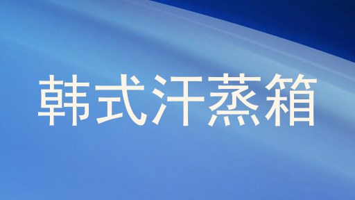韩式汗蒸箱