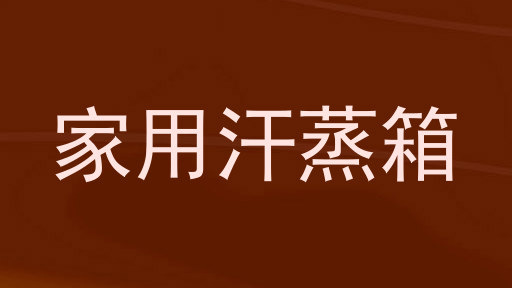家用汗蒸箱