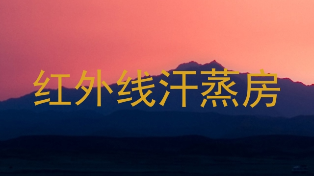 红外线汗蒸房