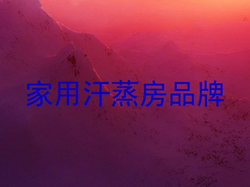 家用汗蒸房品牌