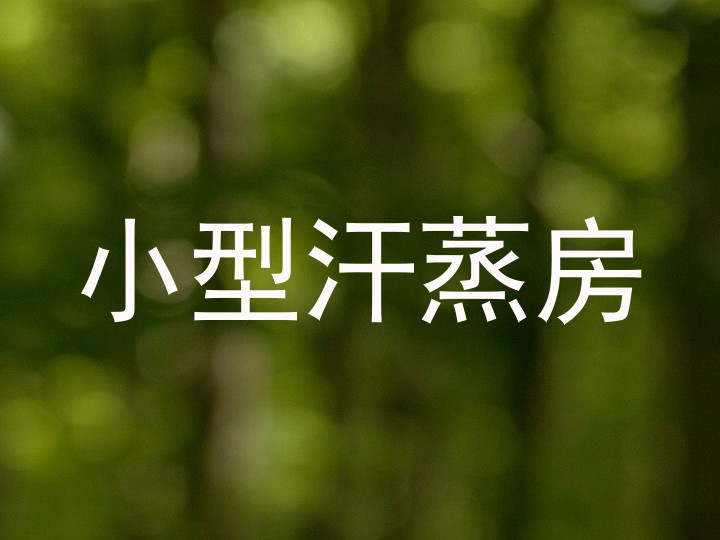 小型汗蒸房