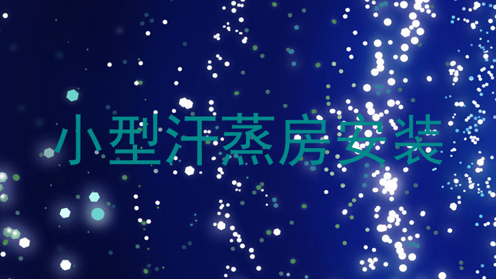 小型汗蒸房安装