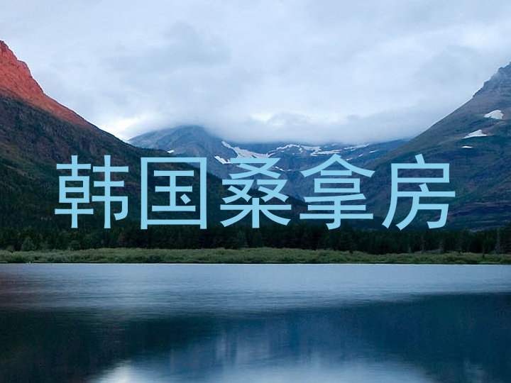 韩国桑拿房