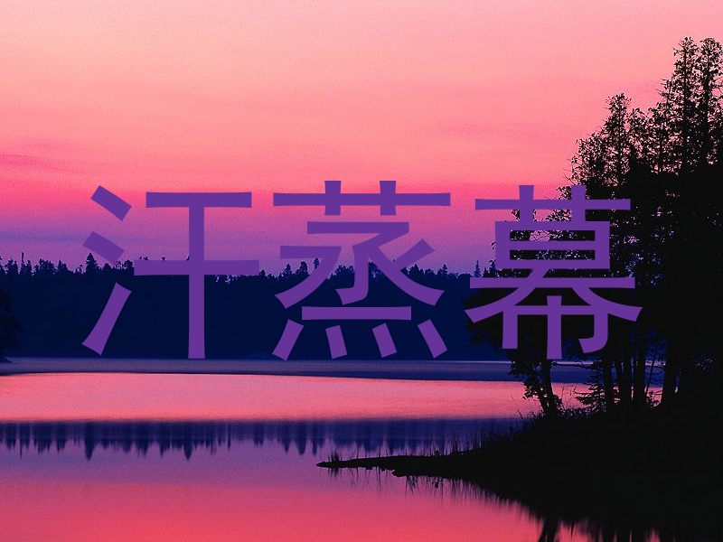 汗蒸幕
