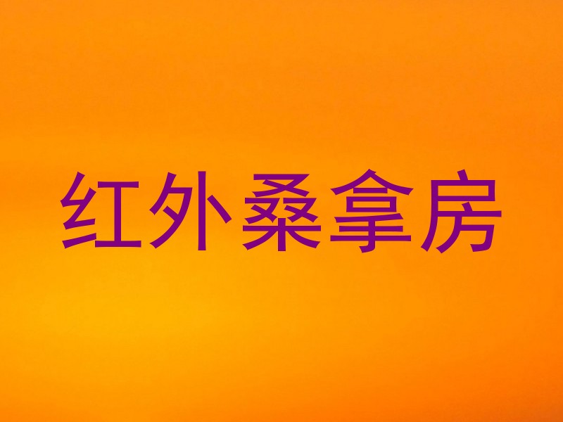 红外桑拿房