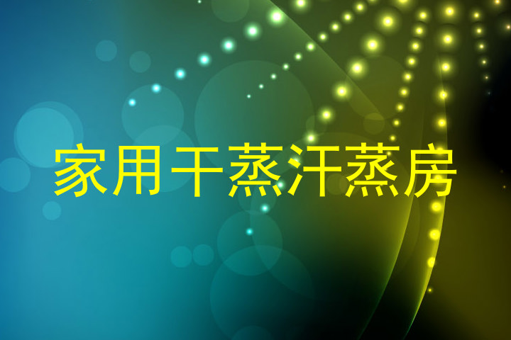 家用干蒸汗蒸房
