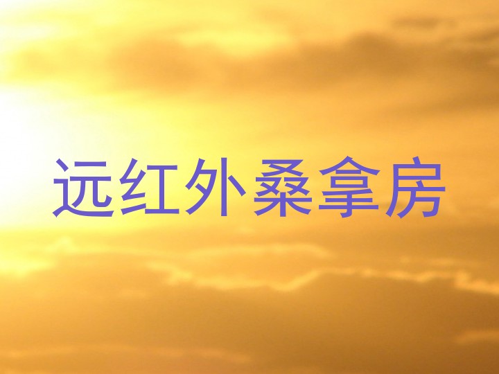远红外桑拿房