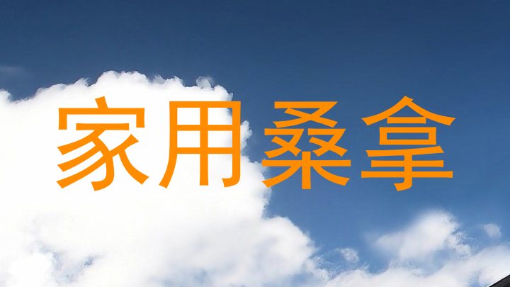 家用桑拿