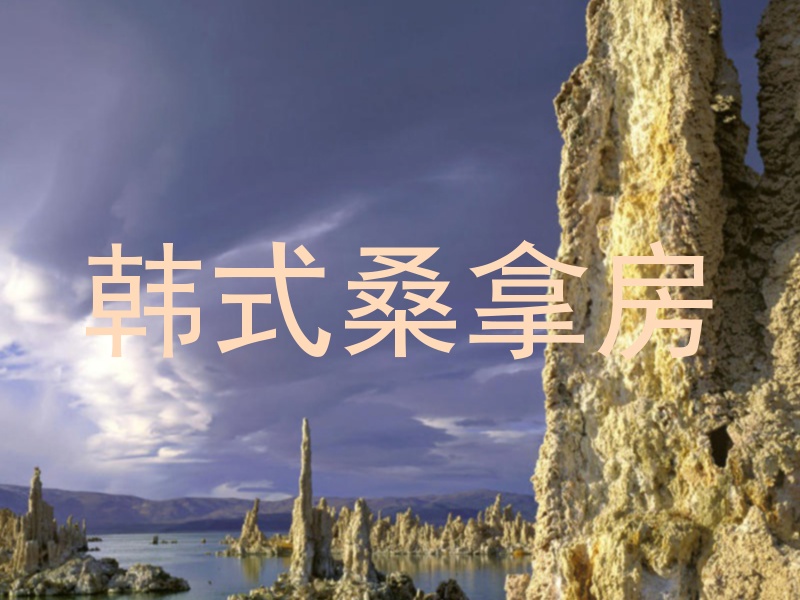 韩式桑拿房