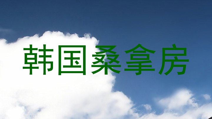 韩国桑拿房