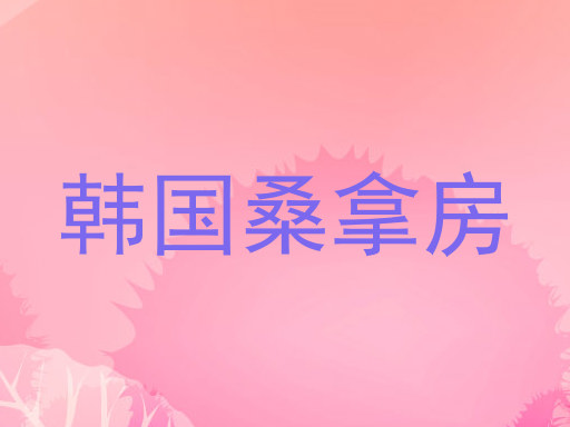 韩国桑拿房