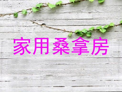家用桑拿房