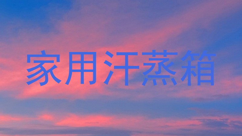 家用汗蒸箱