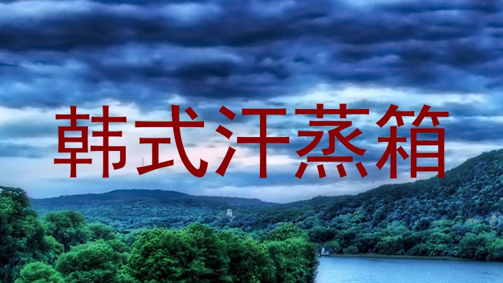 韩式汗蒸箱