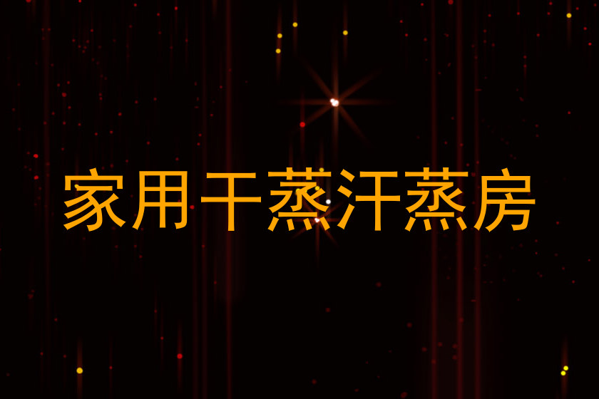 家用干蒸汗蒸房