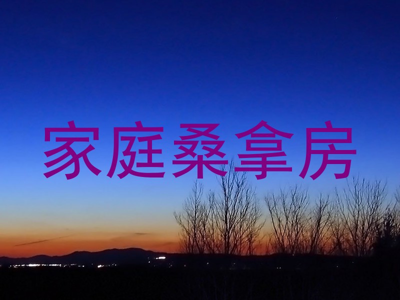 家庭桑拿房