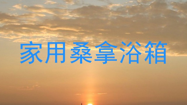 家用桑拿浴箱