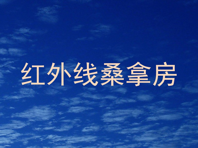 红外线桑拿房