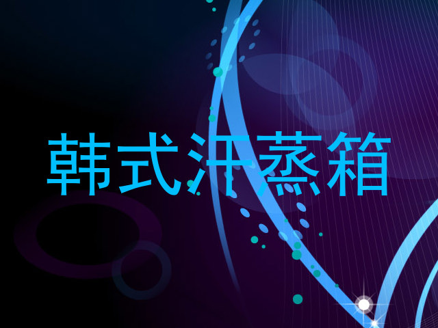 韩式汗蒸箱
