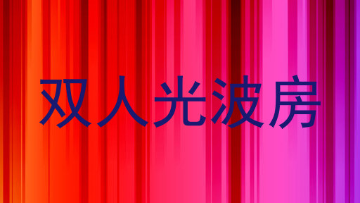 双人光波房