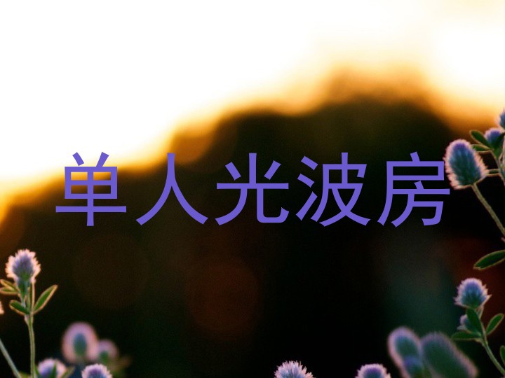 单人光波房
