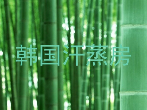 韩国汗蒸房