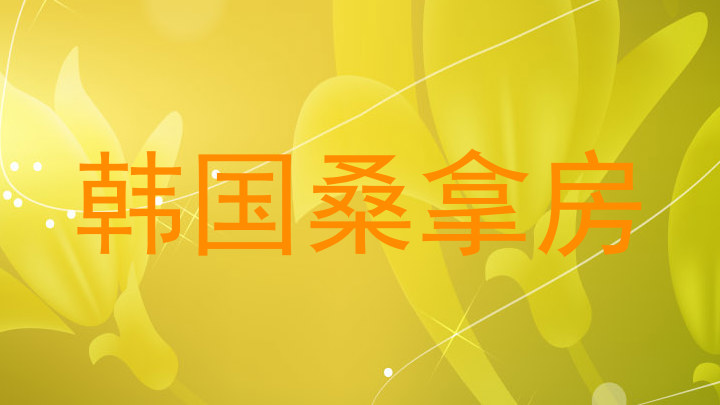 韩国桑拿房