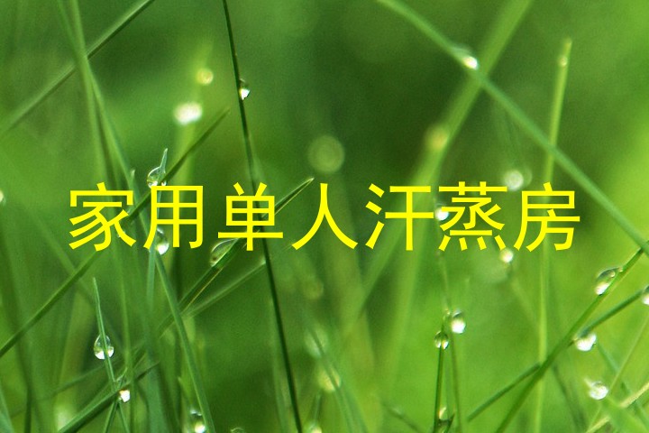 家用单人汗蒸房