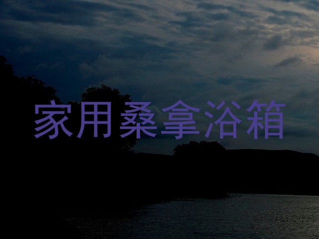 家用桑拿浴箱