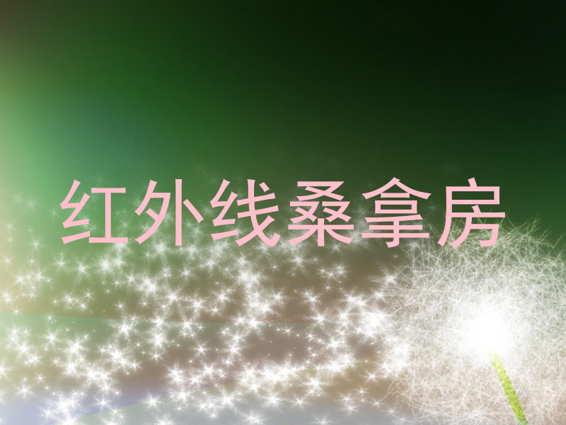 红外线桑拿房