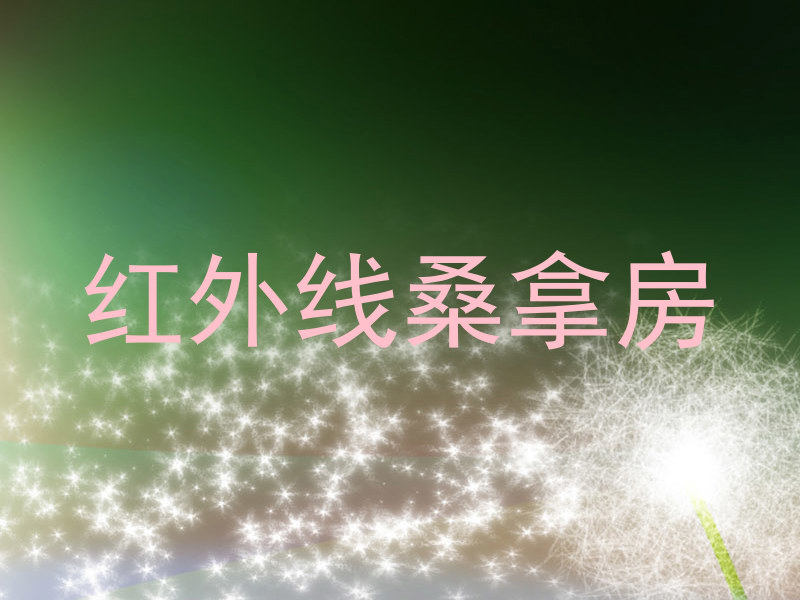 红外线桑拿房