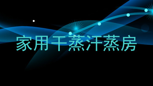 家用干蒸汗蒸房