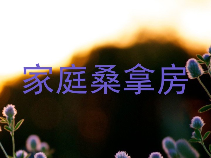 家庭桑拿房