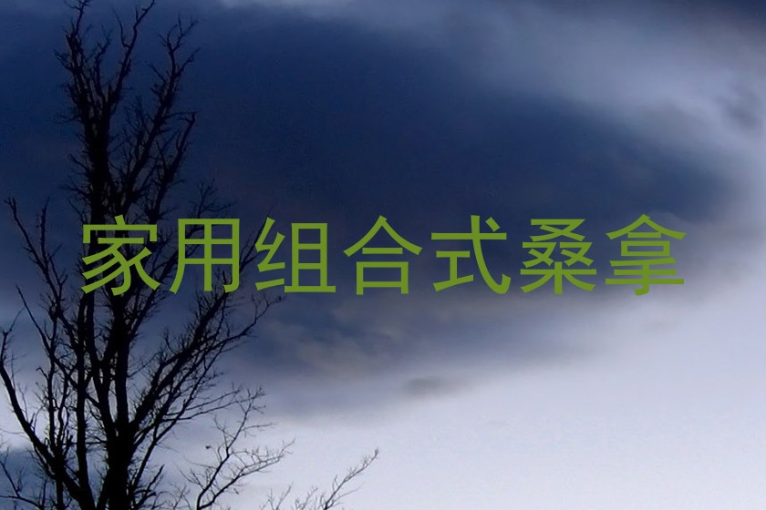 家用组合式桑拿