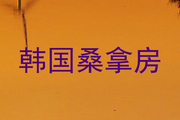 韩国桑拿房