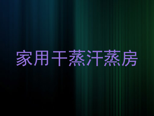 家用干蒸汗蒸房