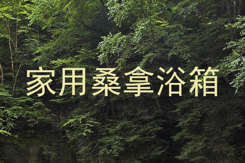 家用桑拿浴箱