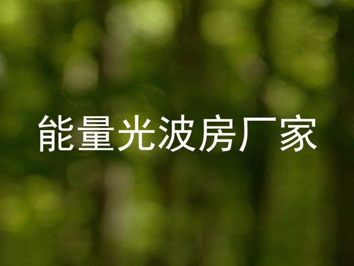 能量光波房厂家
