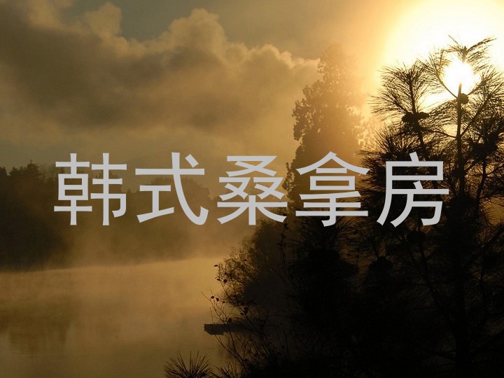 韩式桑拿房