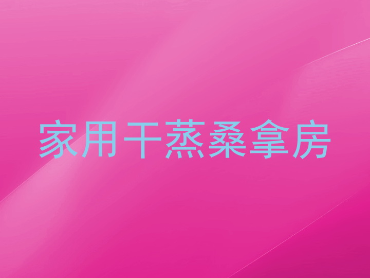 家用干蒸桑拿房