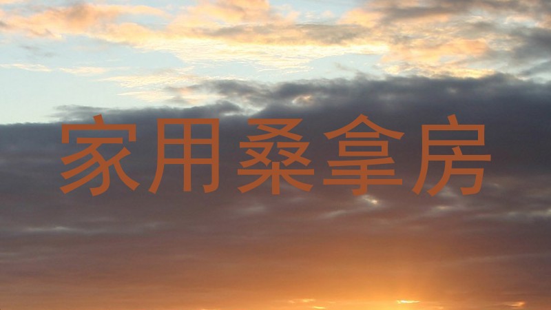 家用桑拿房