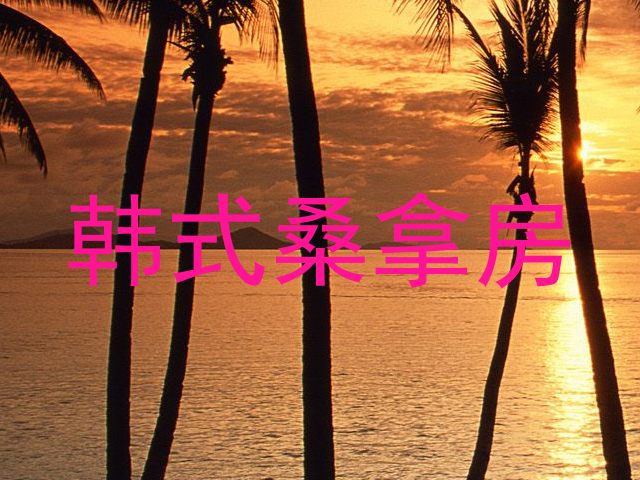 韩式桑拿房