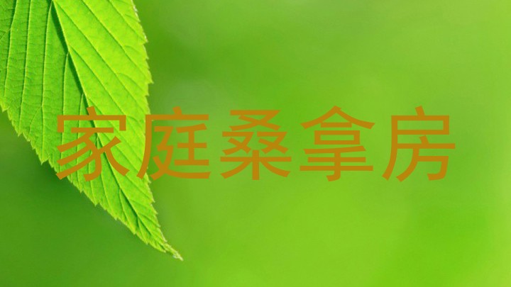 家庭桑拿房
