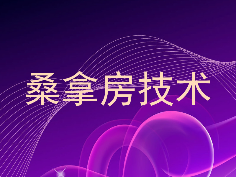 桑拿房技术