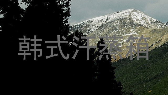 韩式汗蒸箱
