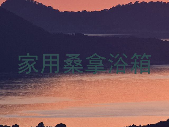家用桑拿浴箱